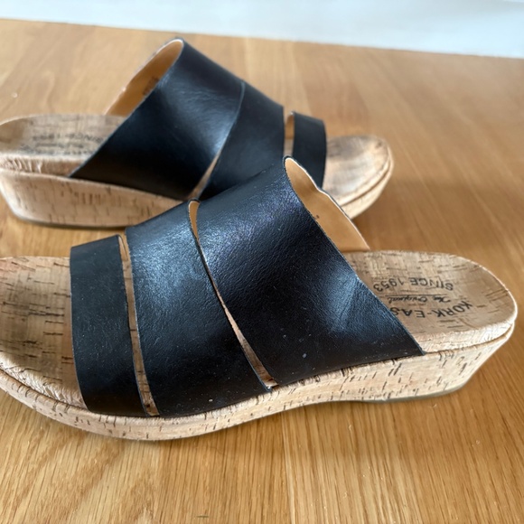 Kork-Ease Menzie Slide Platform Sandals Size 10 - Picture 2 of 6